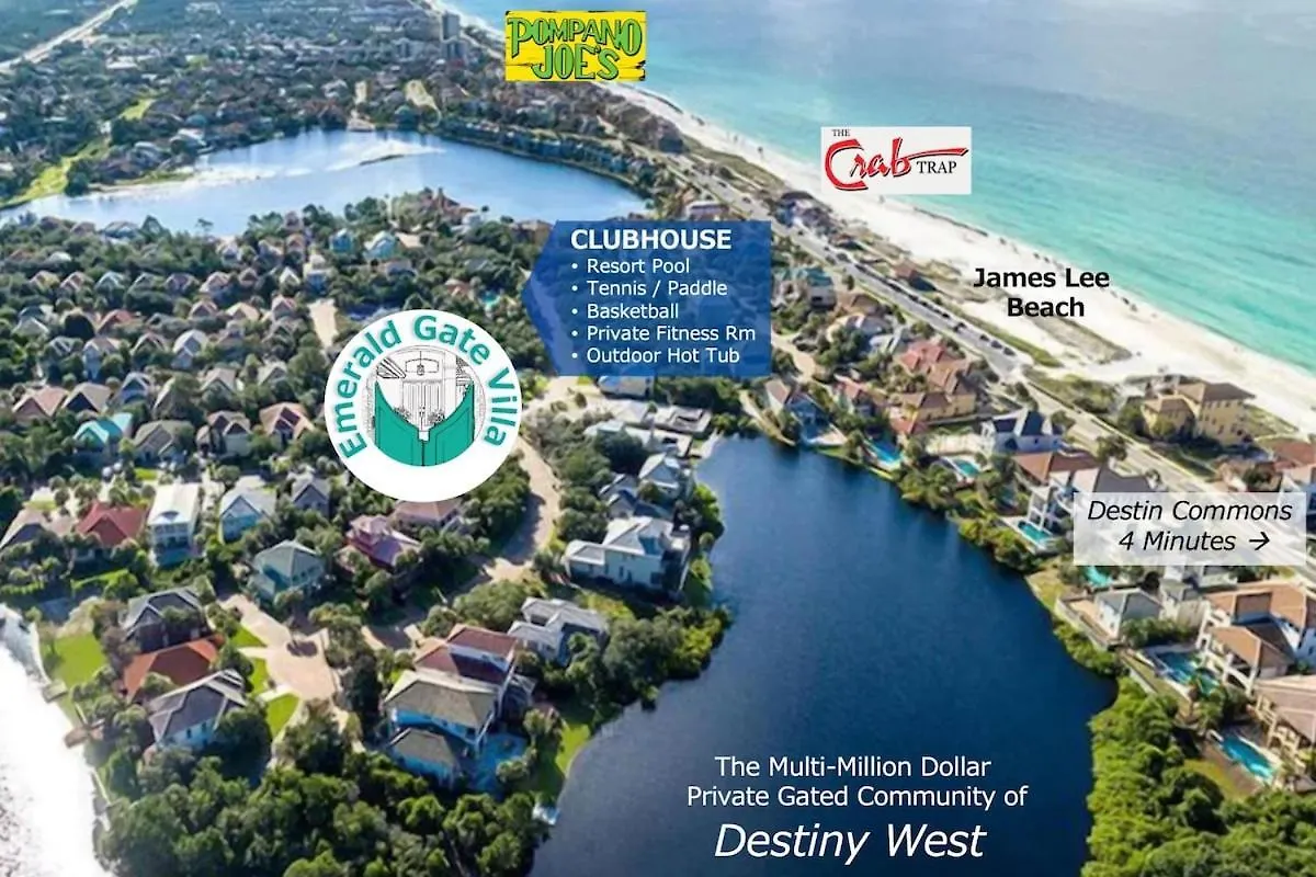 Ferienhaus Private Tropical Oasis Near Beach Hot Tub&Golfca Destin